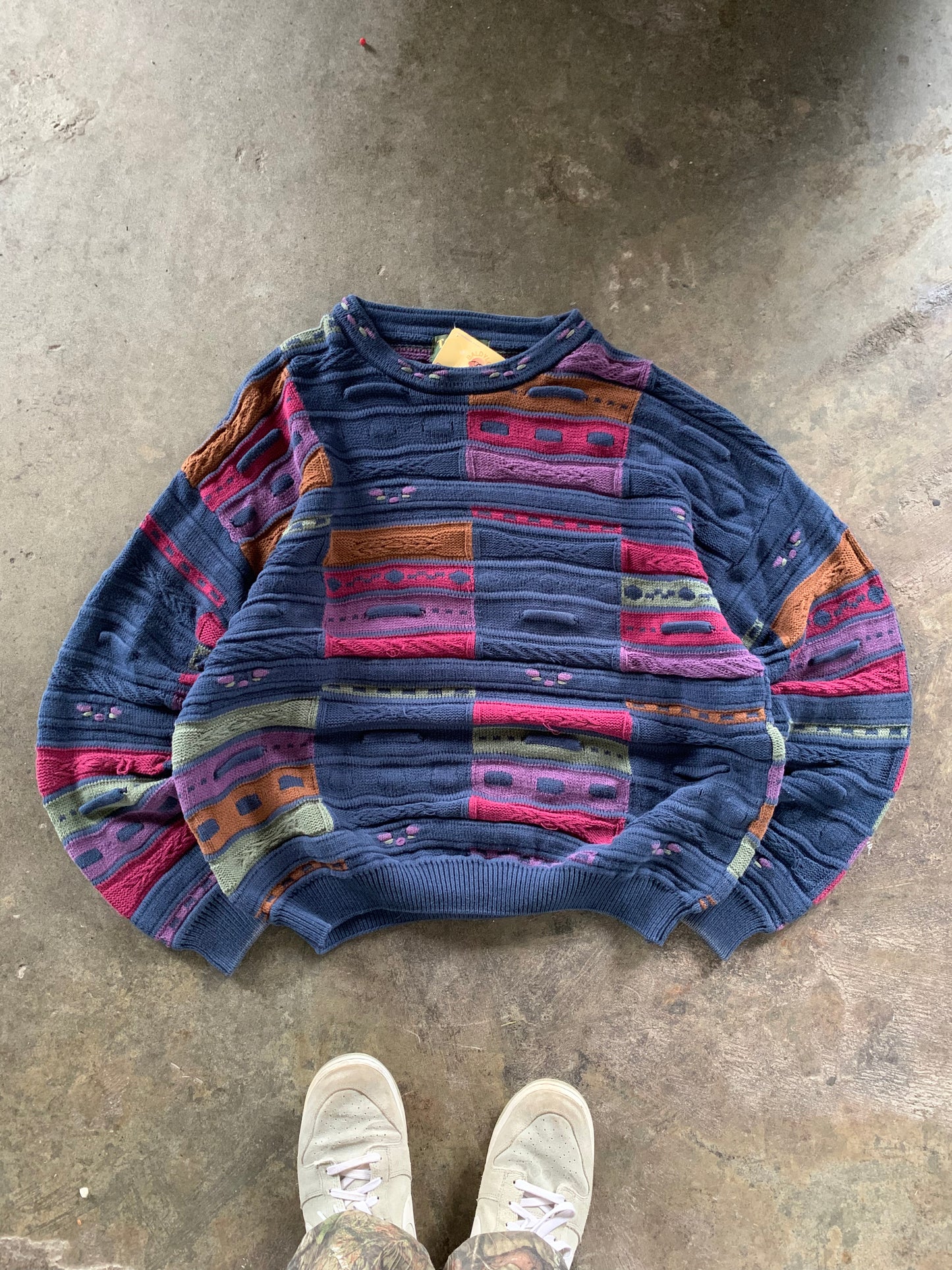 (XL) 90’s Tosani Coogi Style Knit