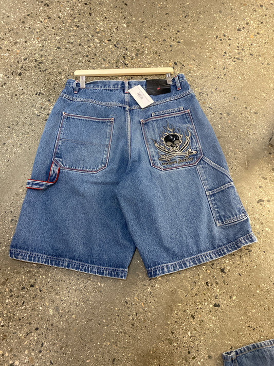 (36”) Exco Skull Baggy Carpenter Jorts