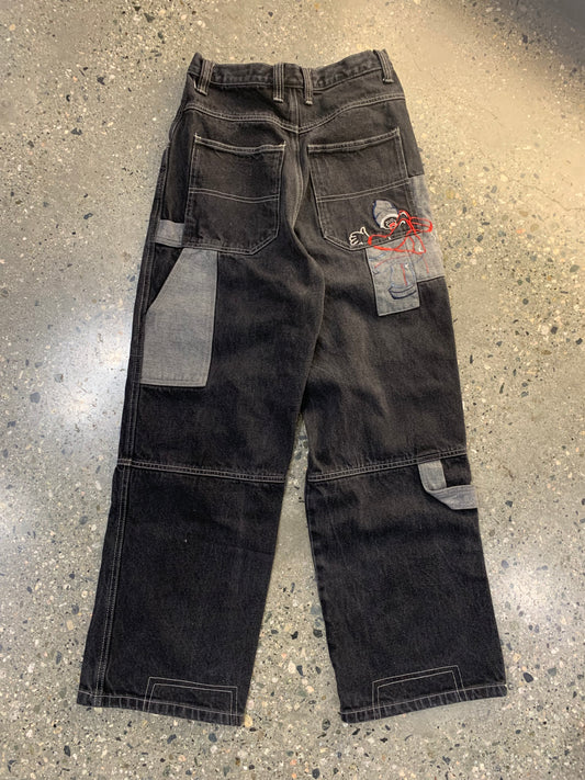 (26”) Baggy Black 725 Denim