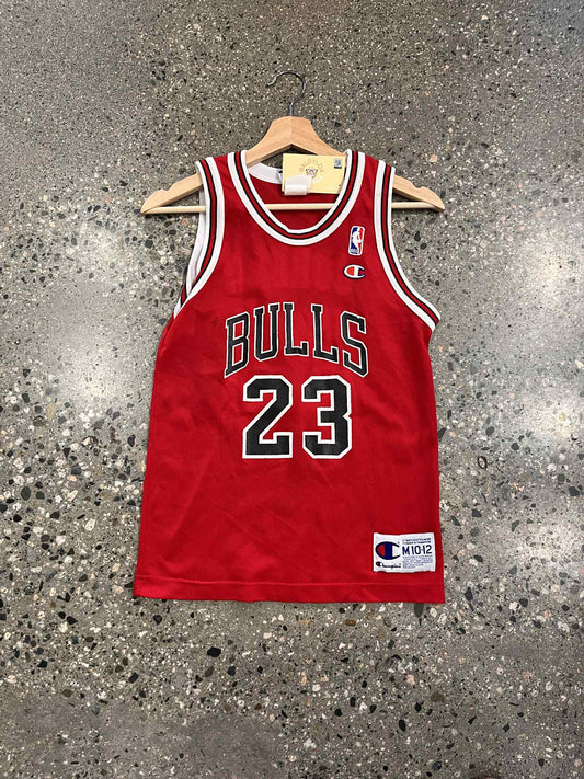 (XXS/XS) Champion Chicago Bulls Michael Jordan Jersey