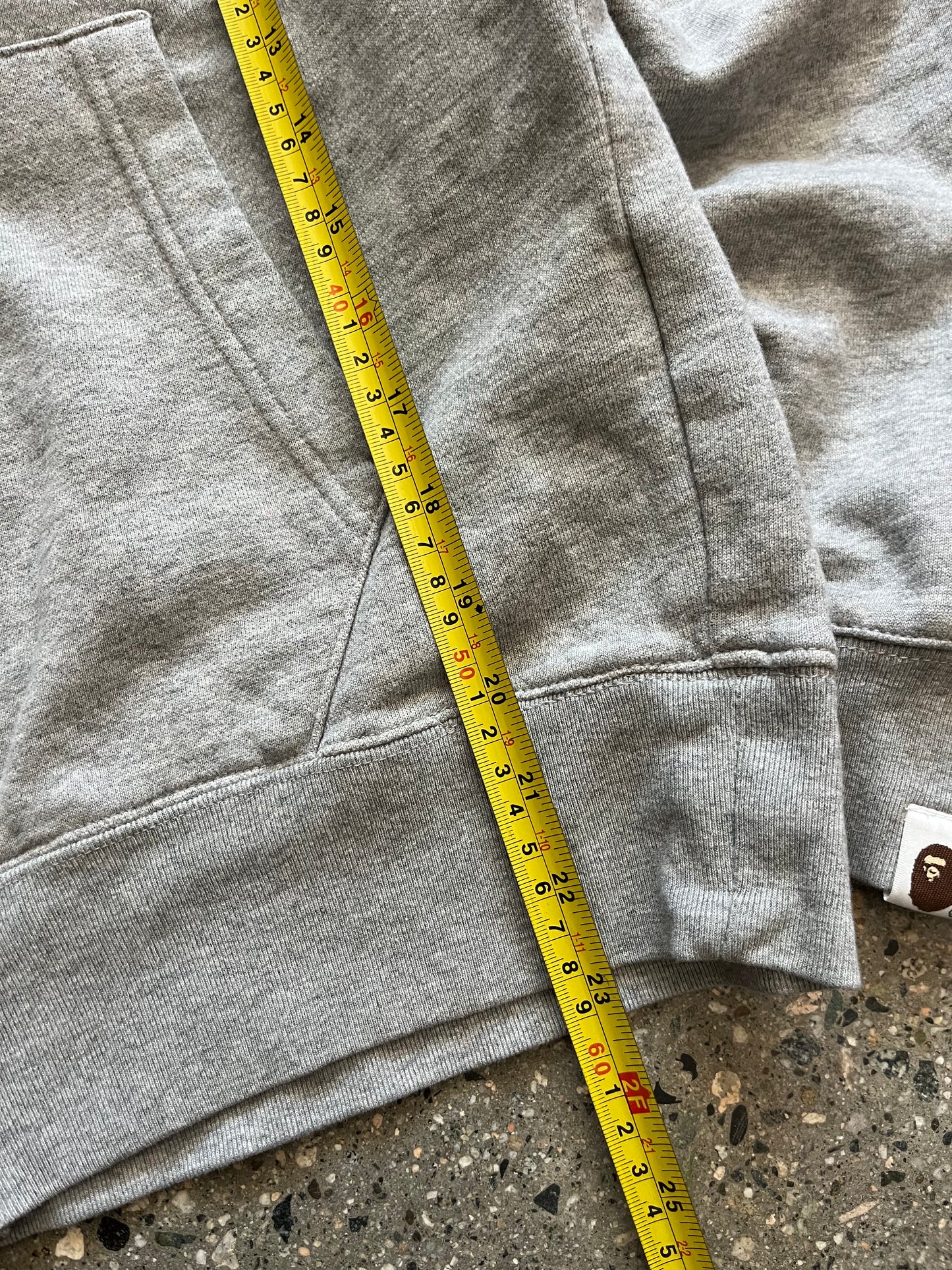 (M) 2000s OG Bape Spell Out zip up