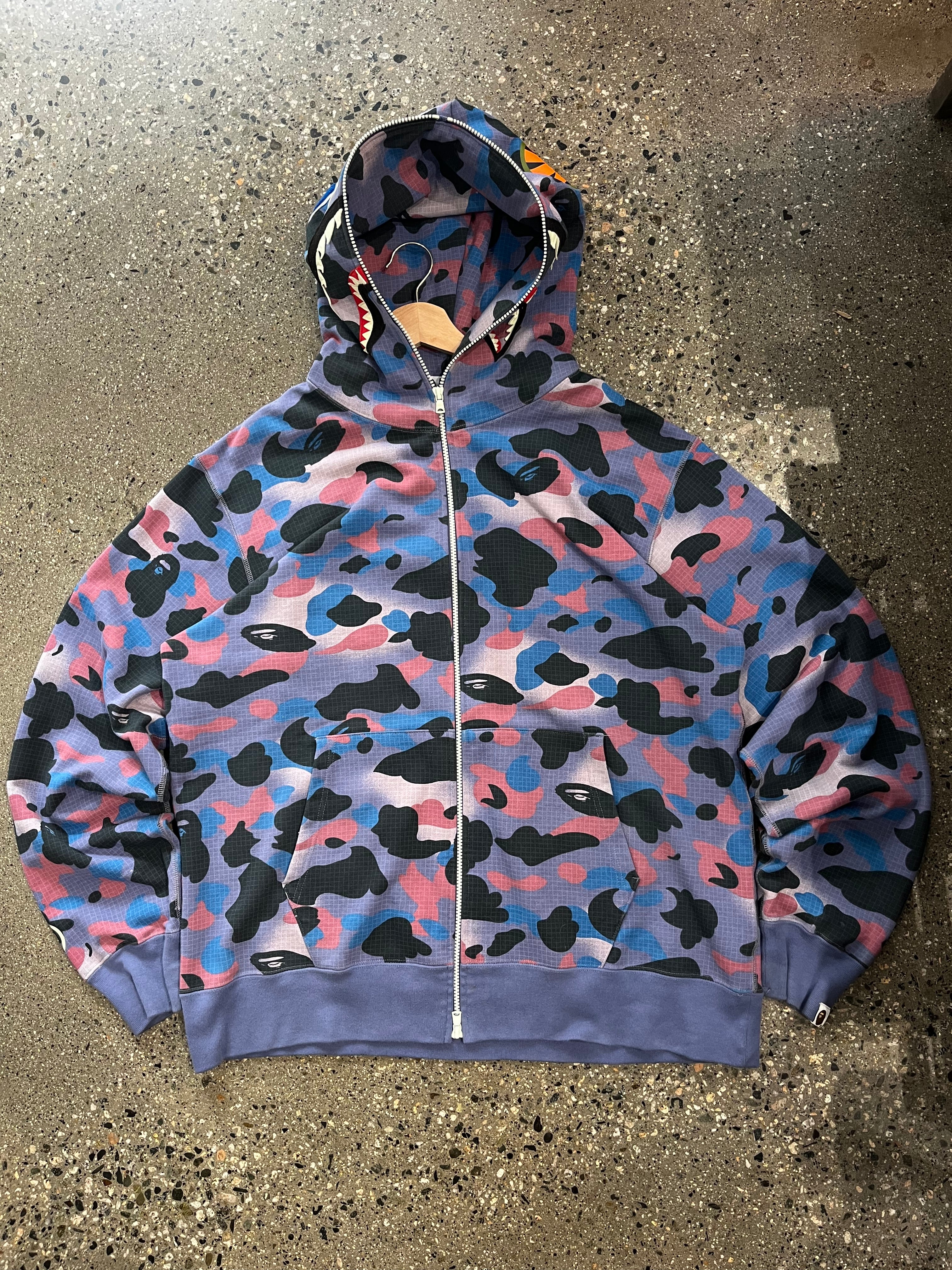 (2X)Bape Full Zip Infared Color Changing – BALDYLOX VINTAGE