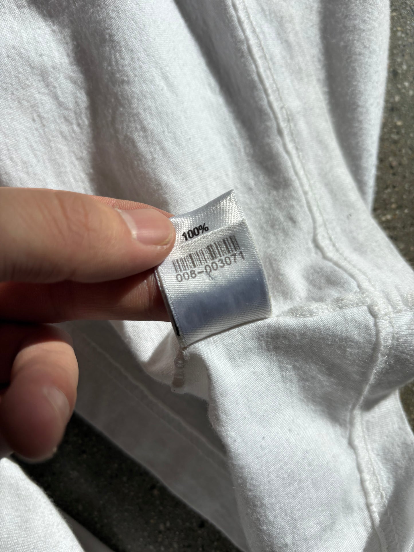 (L) 2000s Chrome Hearts LS White