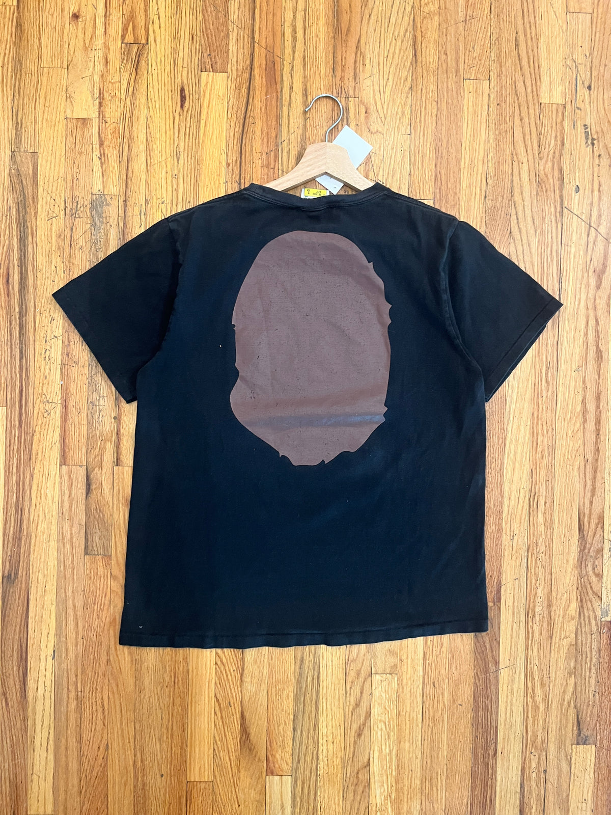 (L) Black Bape Doublesided Tee