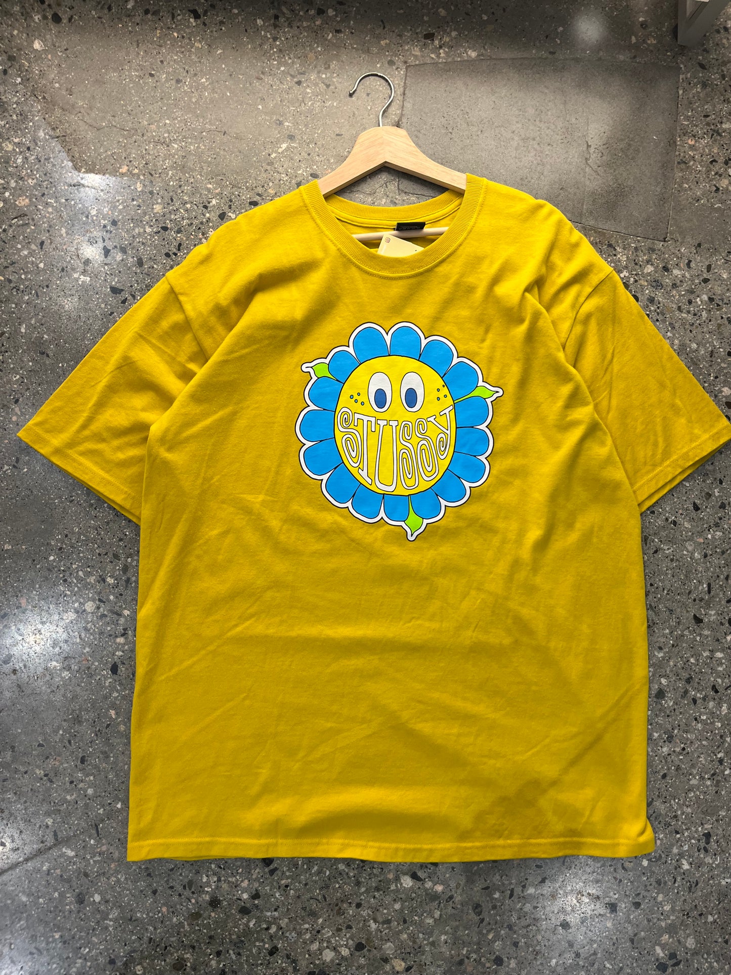 (XL) Stussy Flower Centre Graphic T-Shirt
