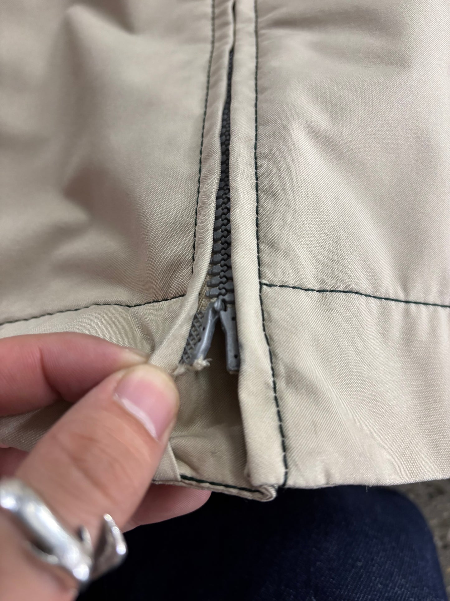 (M) 1990s Prada Goretex Cropped Zip Jacket