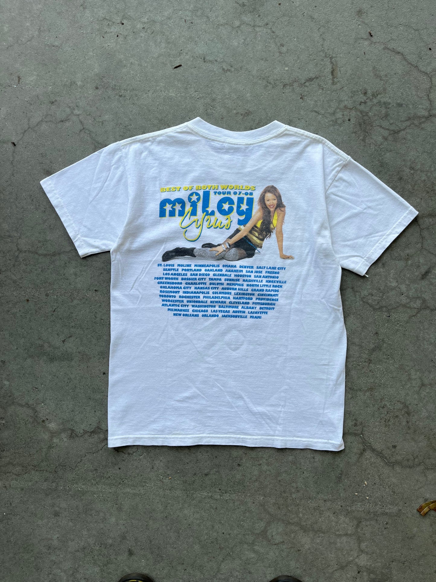 ~ (S) 2007 Miley Cyrus Best of Both Worlds Tee