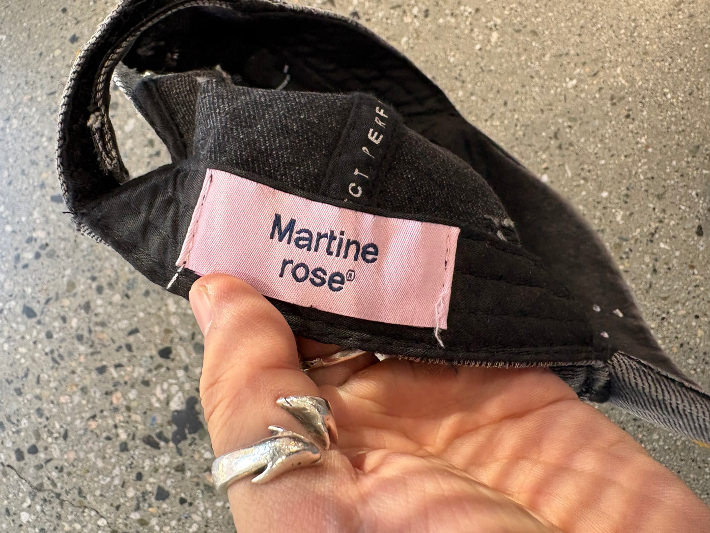 Martine Rose Broke the Ink Wash Cap