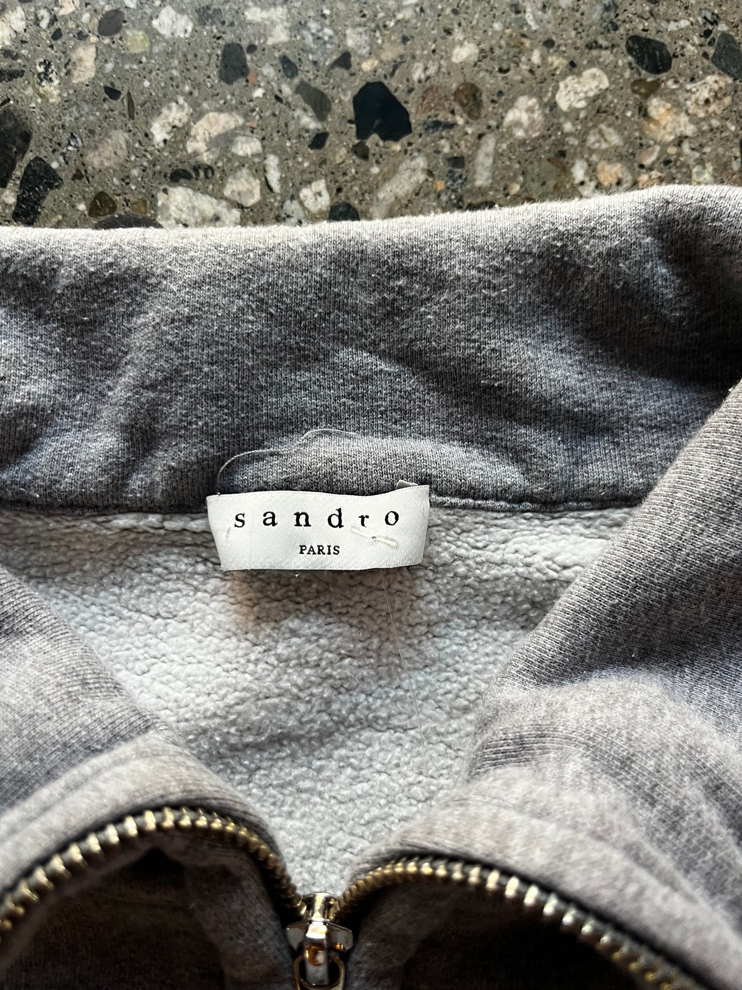 Sandro Quarter Zip Sweatshirt