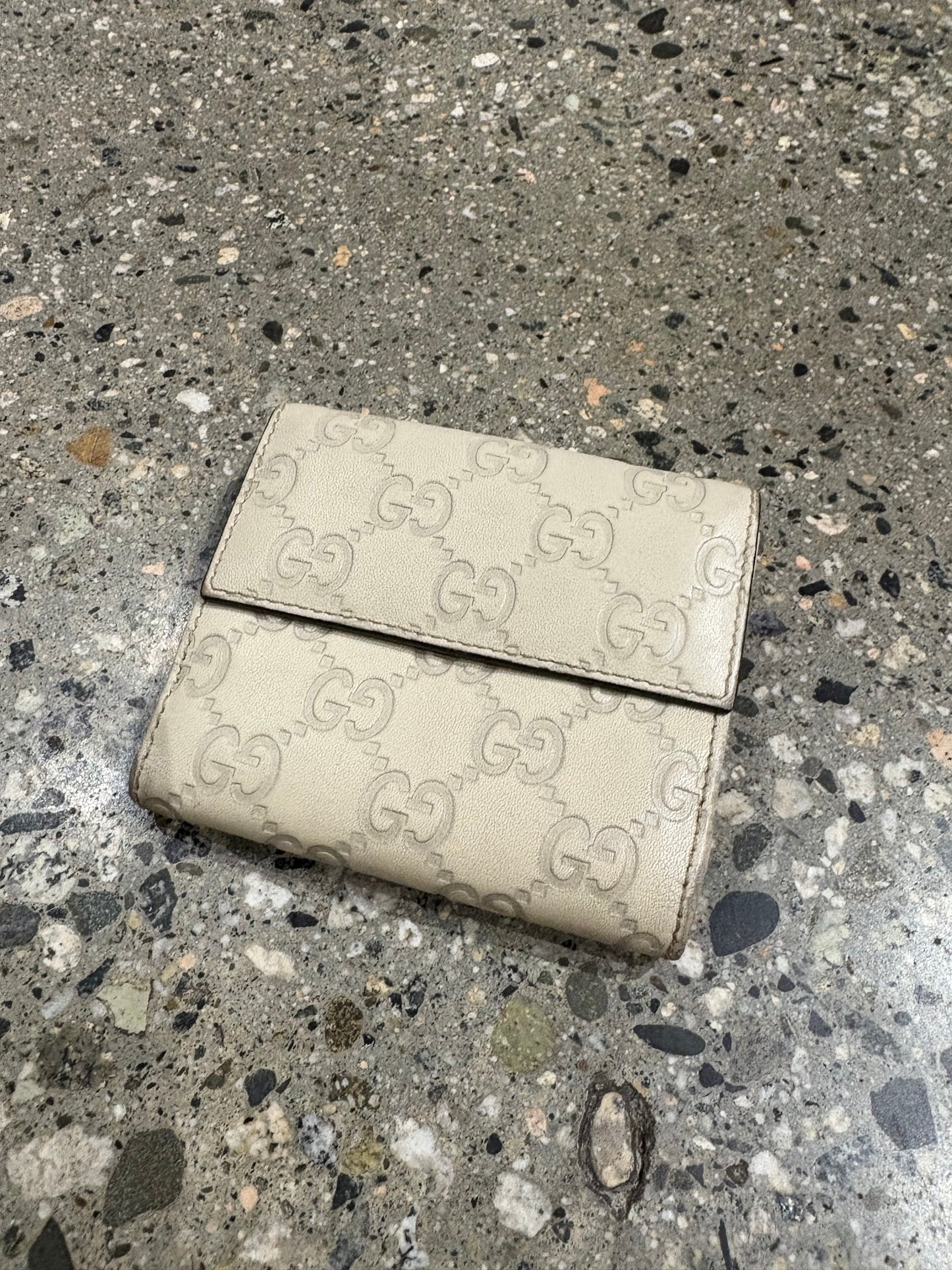 Guccissima Leather Heart Wallet