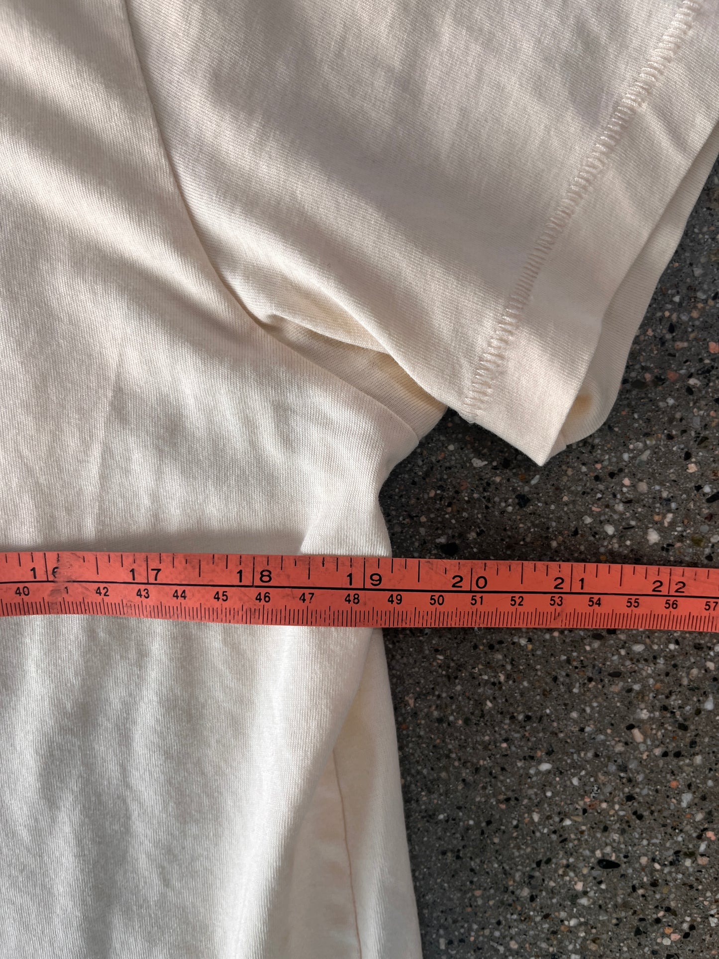 (M) Helmut Lang Cream Tee