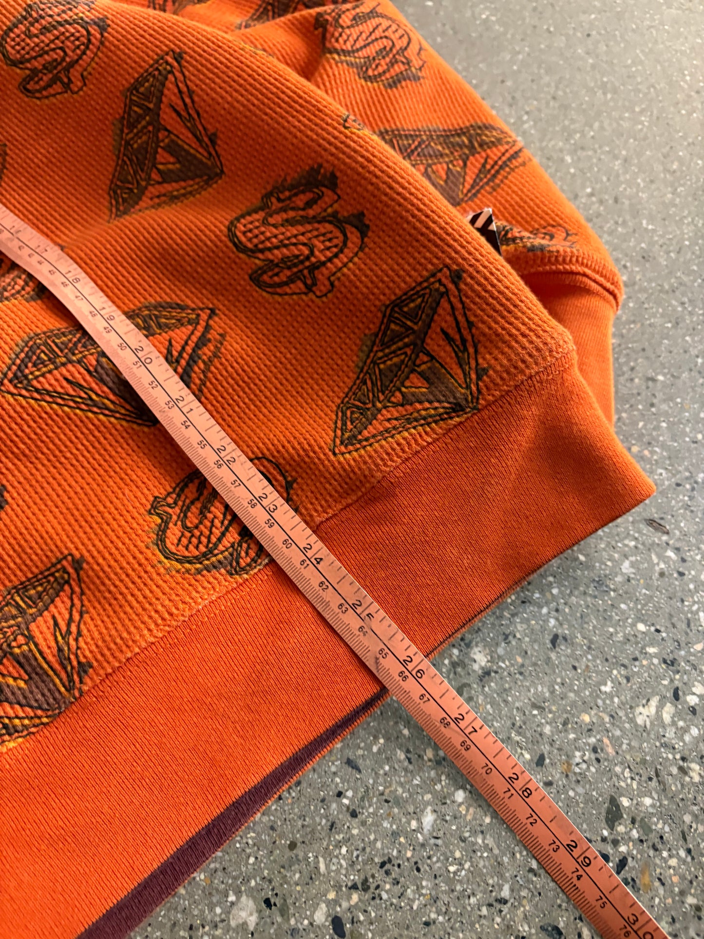 (L) BBC Reversible Waffle Crewneck