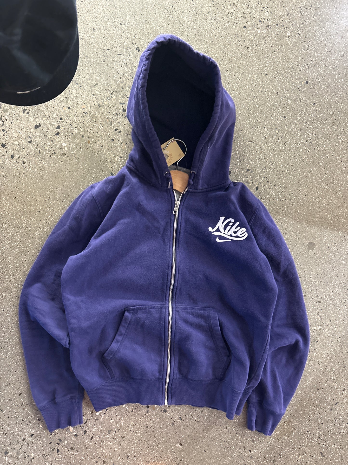 (Womens L) Purple Nike Zip Hoodie