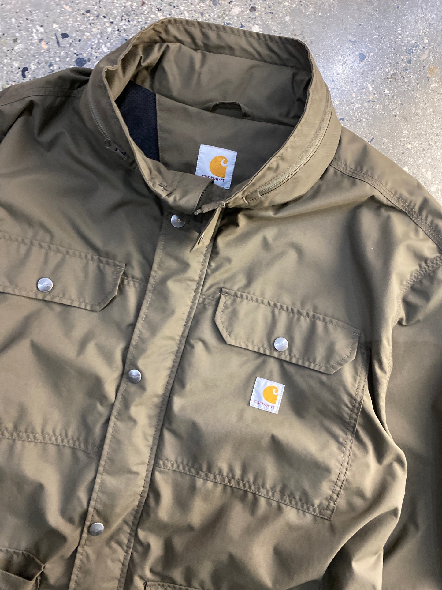 (2X) carhartt rain jkt