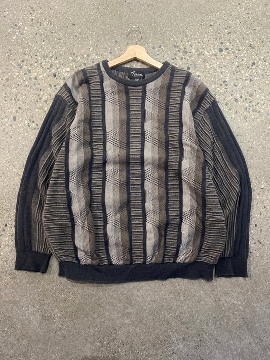 (M) Tosani Striped Texture Knit