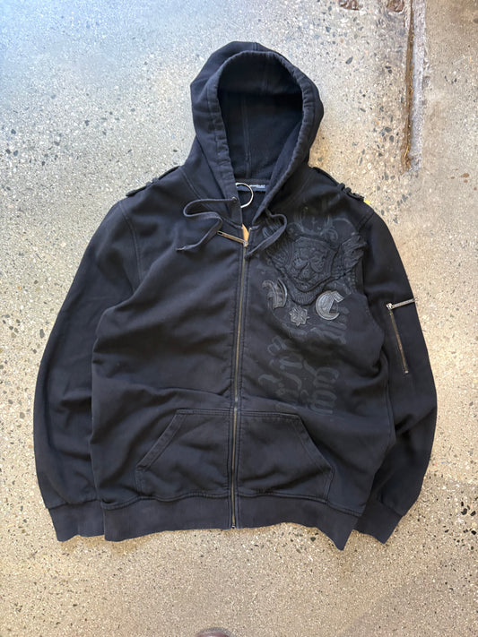 (XXL) Monarchy Tribal Zip up Hoodie