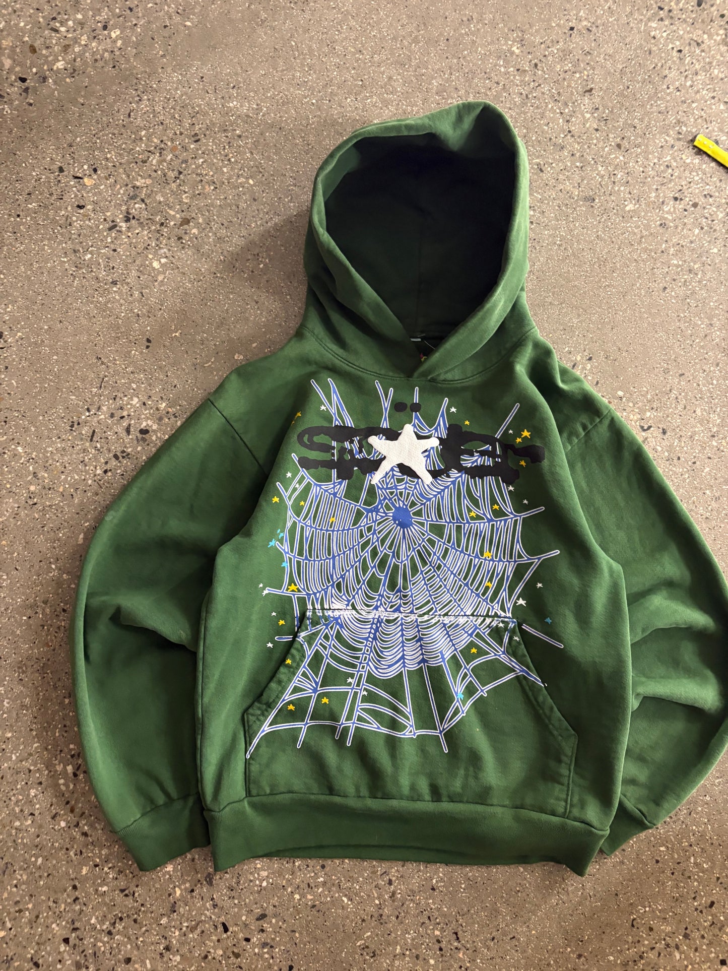 (S) Sp5der Hunter Green Hoodie