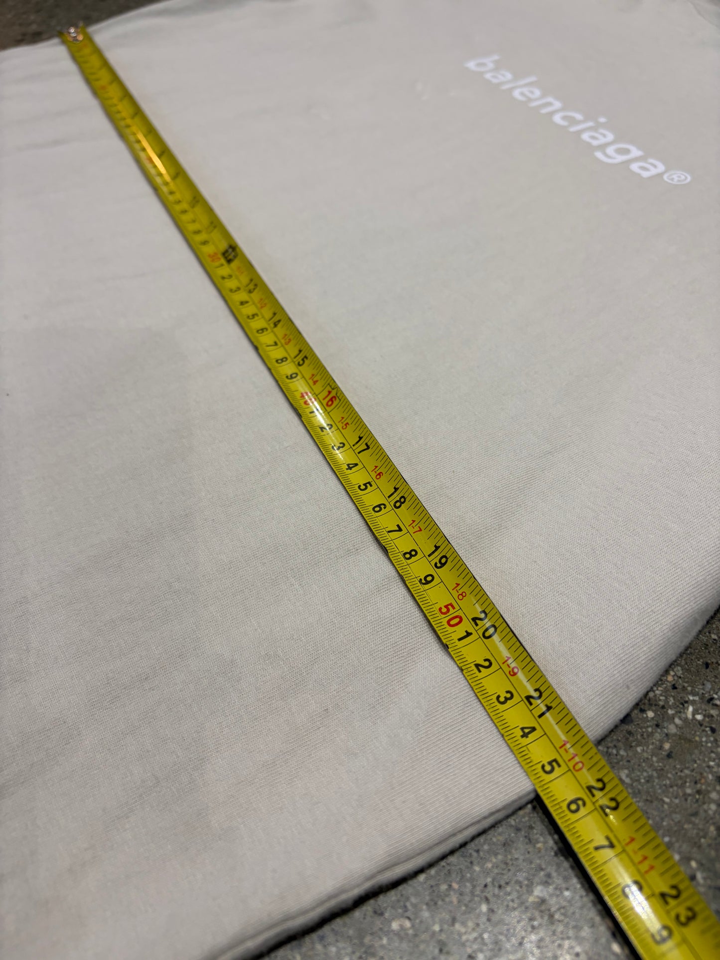 (M) Balenciaga Logo Letter Printed Tee