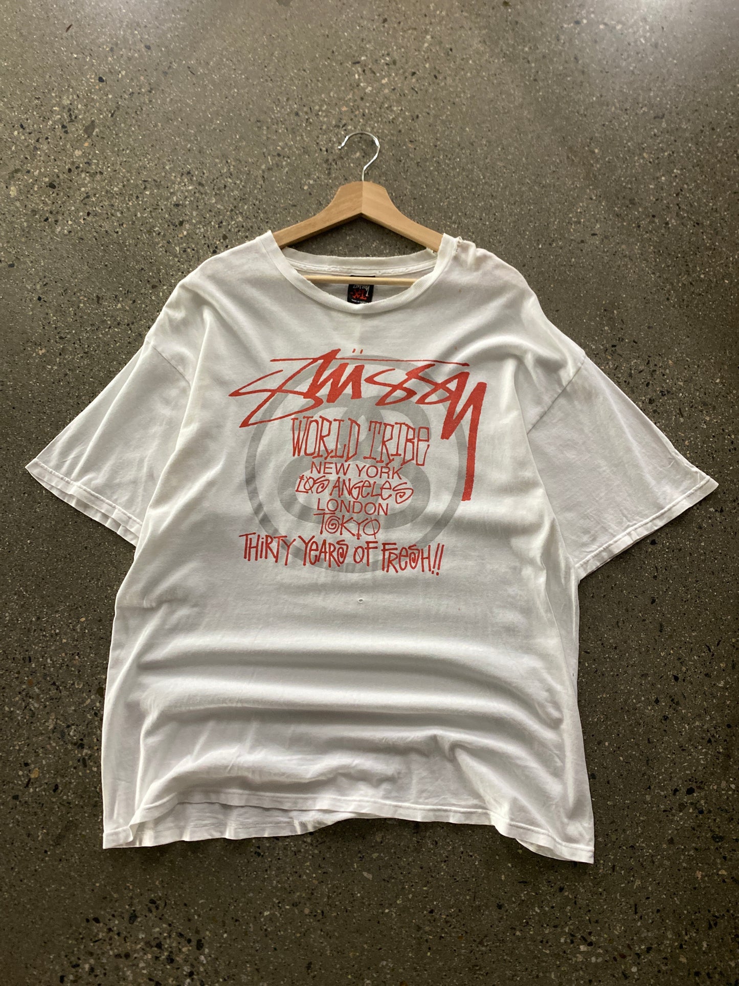 (XL) (theerzy.co) 2010 Stussy World Tribe Tee ( as is )