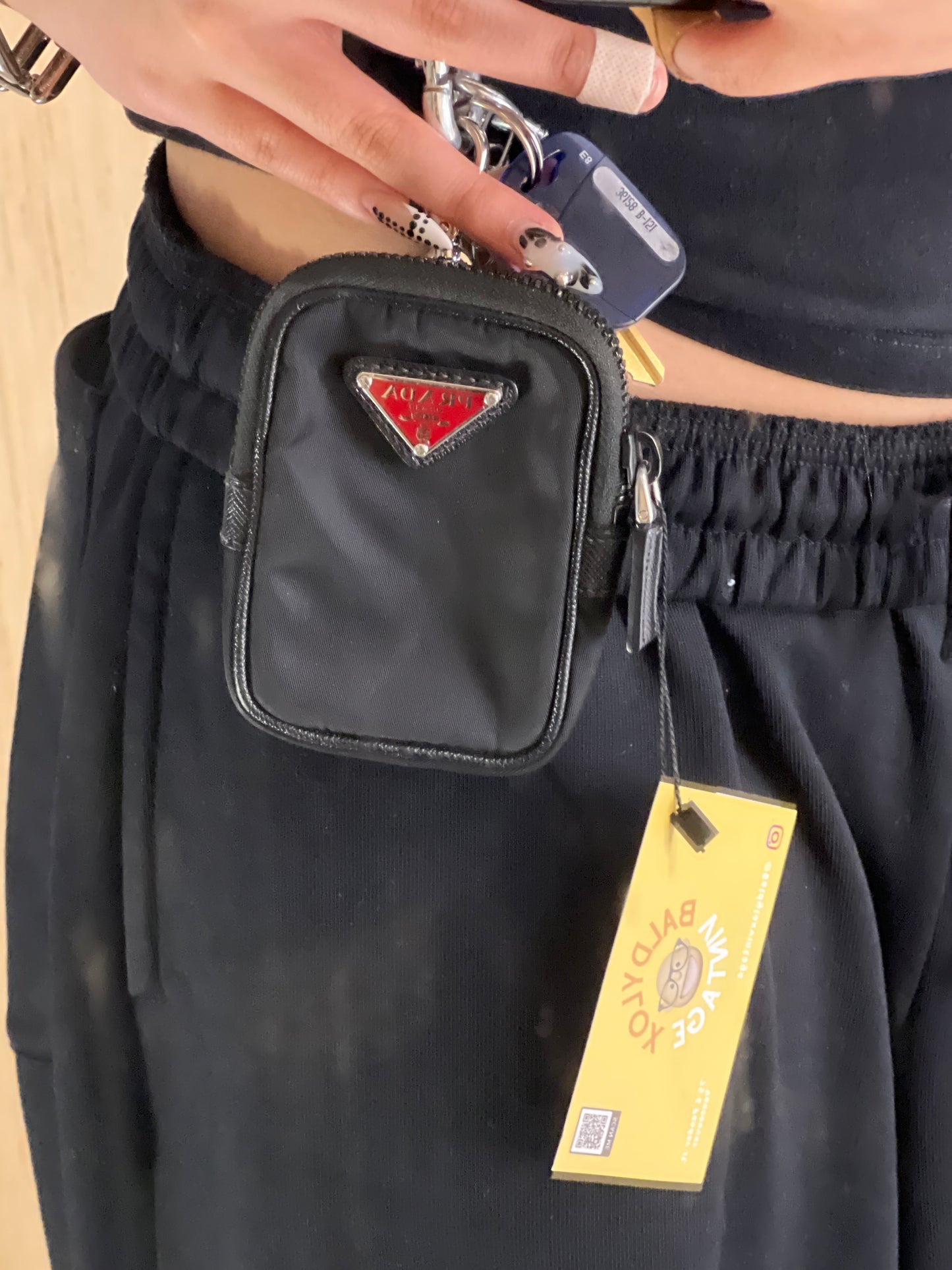 (OS) Prada Miniature Coin Pouch