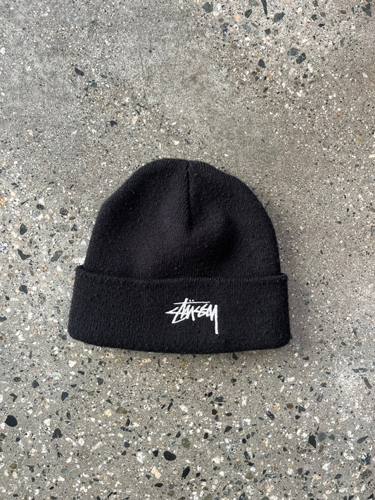 OS / Stussy Script Black Beanie
