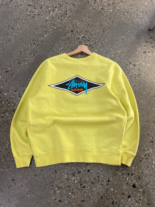 (s) Stussy Gear Yellow Crewneck
