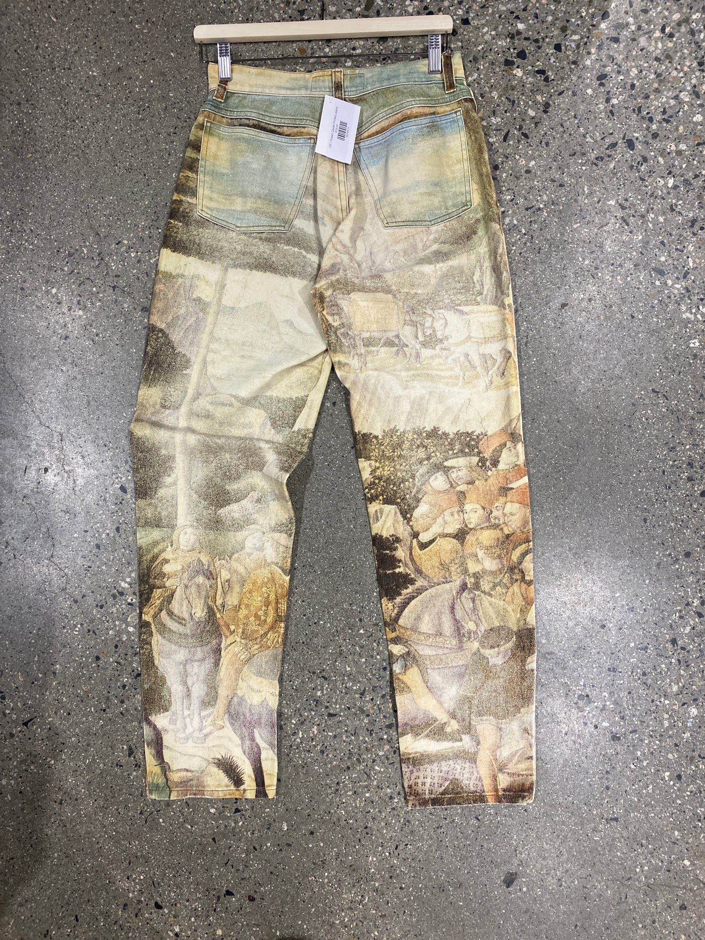(25”) Robert Cavalli Printed Jeans