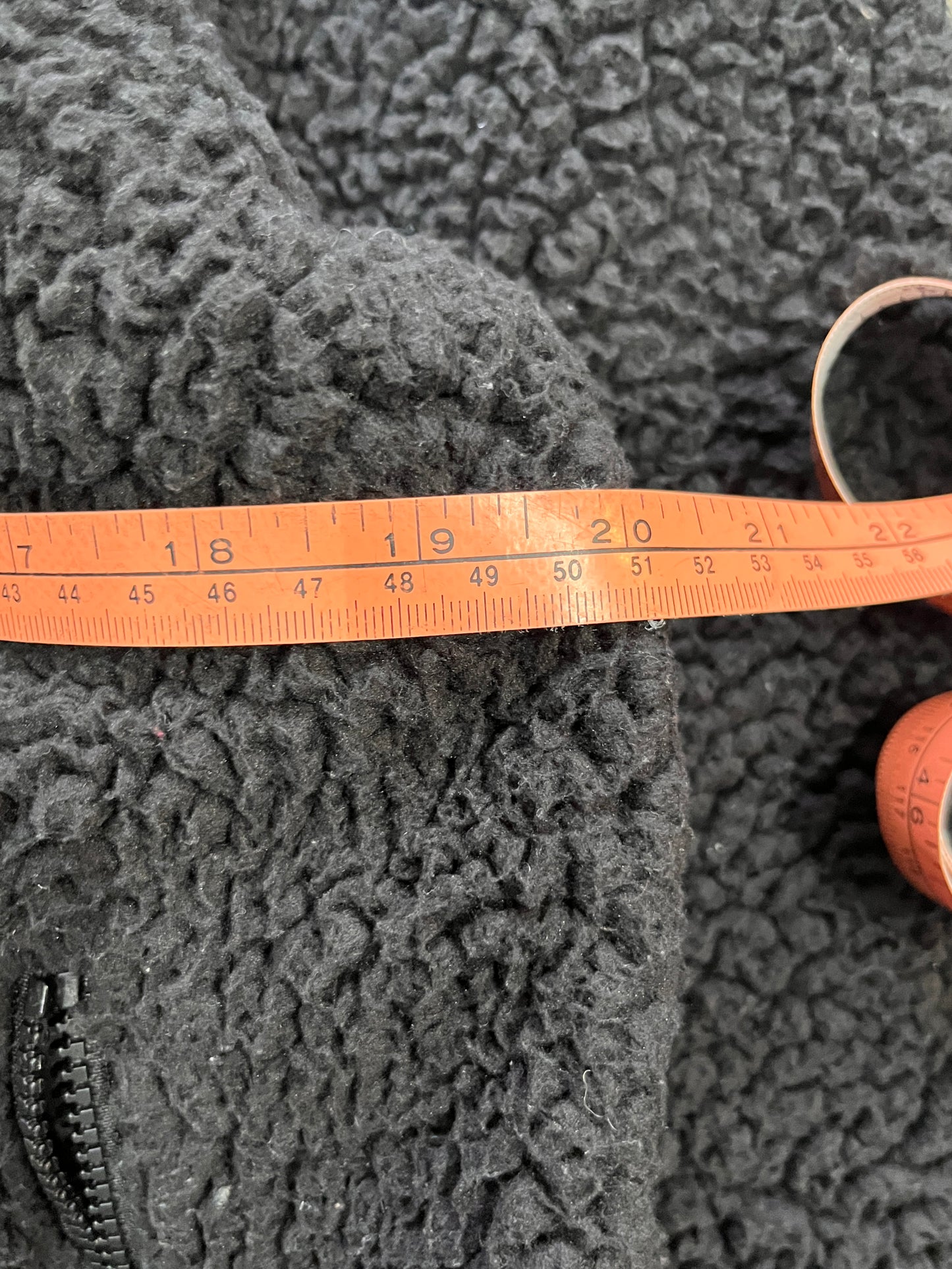 (S) Stussy Black Fleece Zip Up