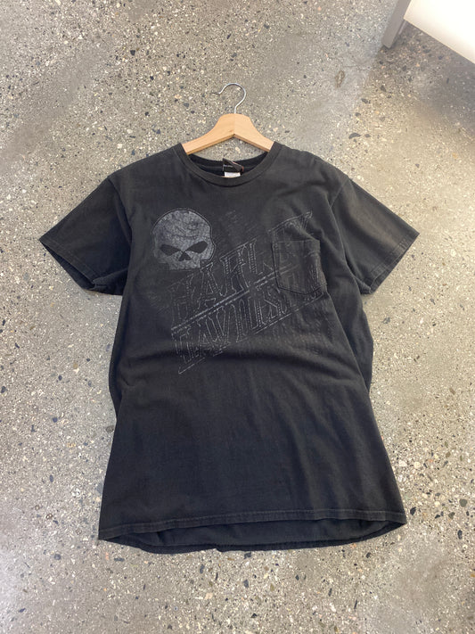 (L) Harley Oregon Skull Tee
