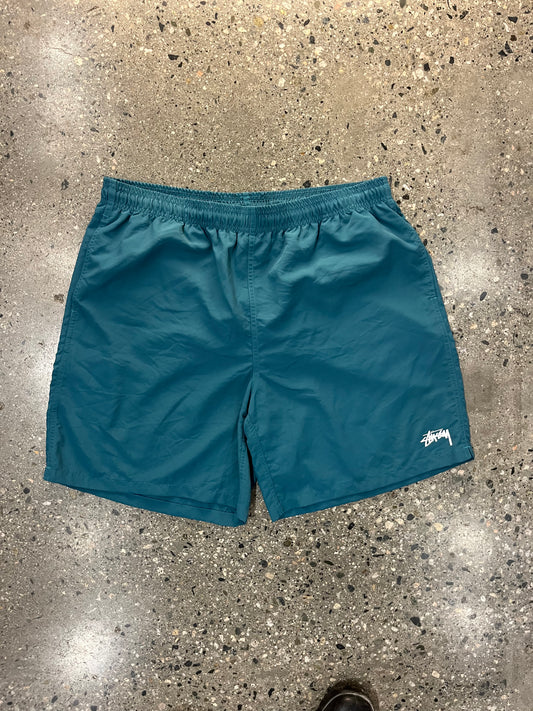 (XL) Stussy Classic Script Graphic Track Shorts
