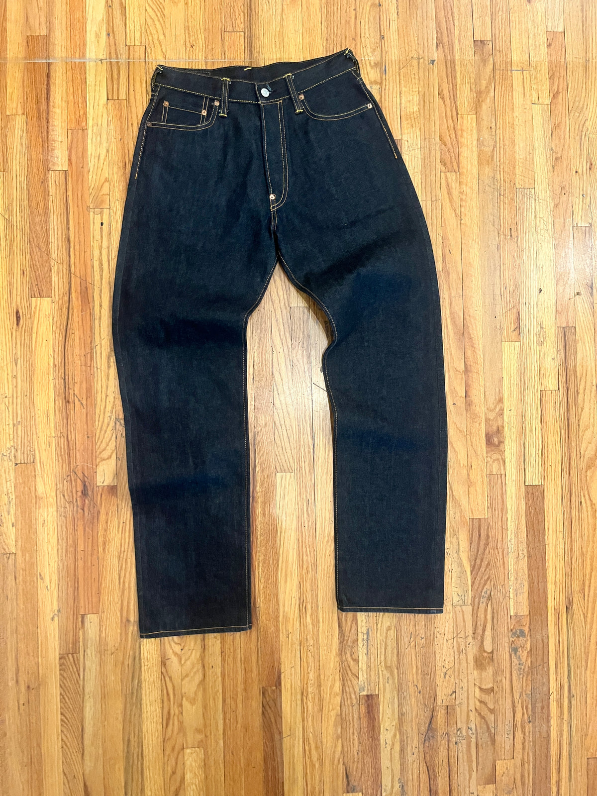 (30”) Evisu daicock Raw Wash Denim