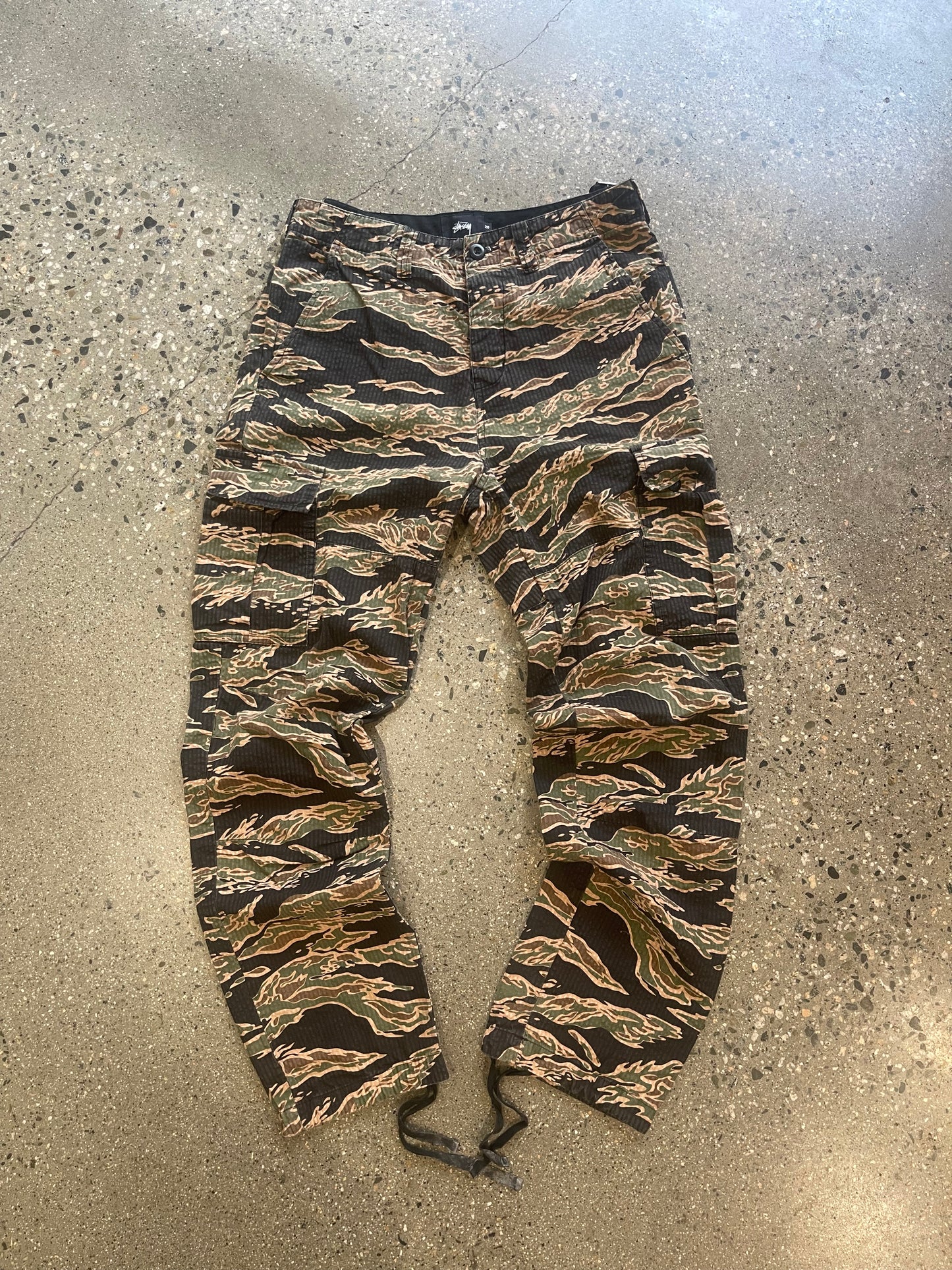 28” Stussy Camo Cargos