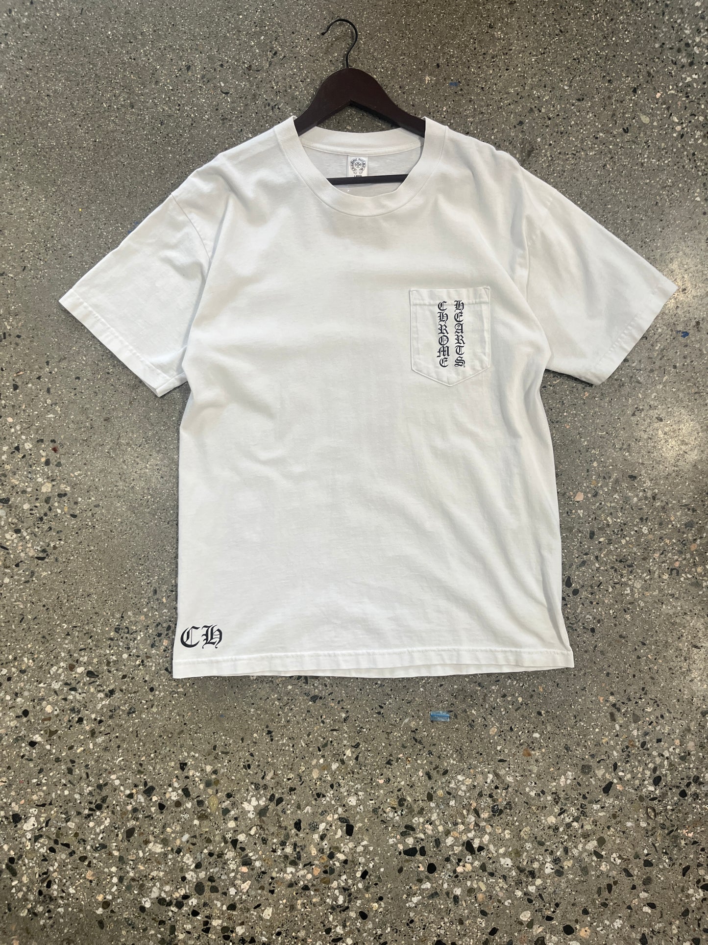 (L) Chrome Hearts White Doublesided Tee - Made in USA