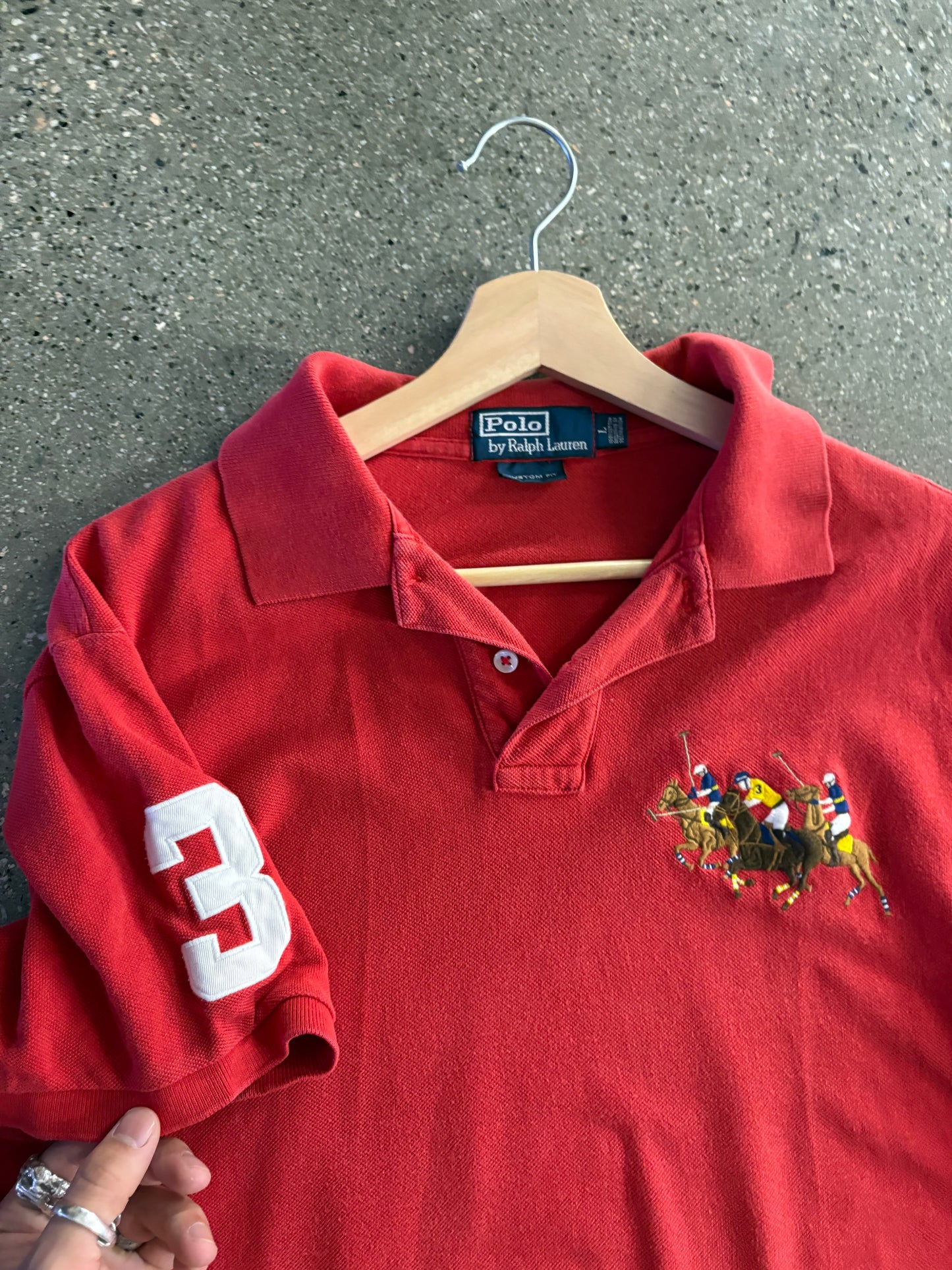 (L) 90s Polo Triple Pony
