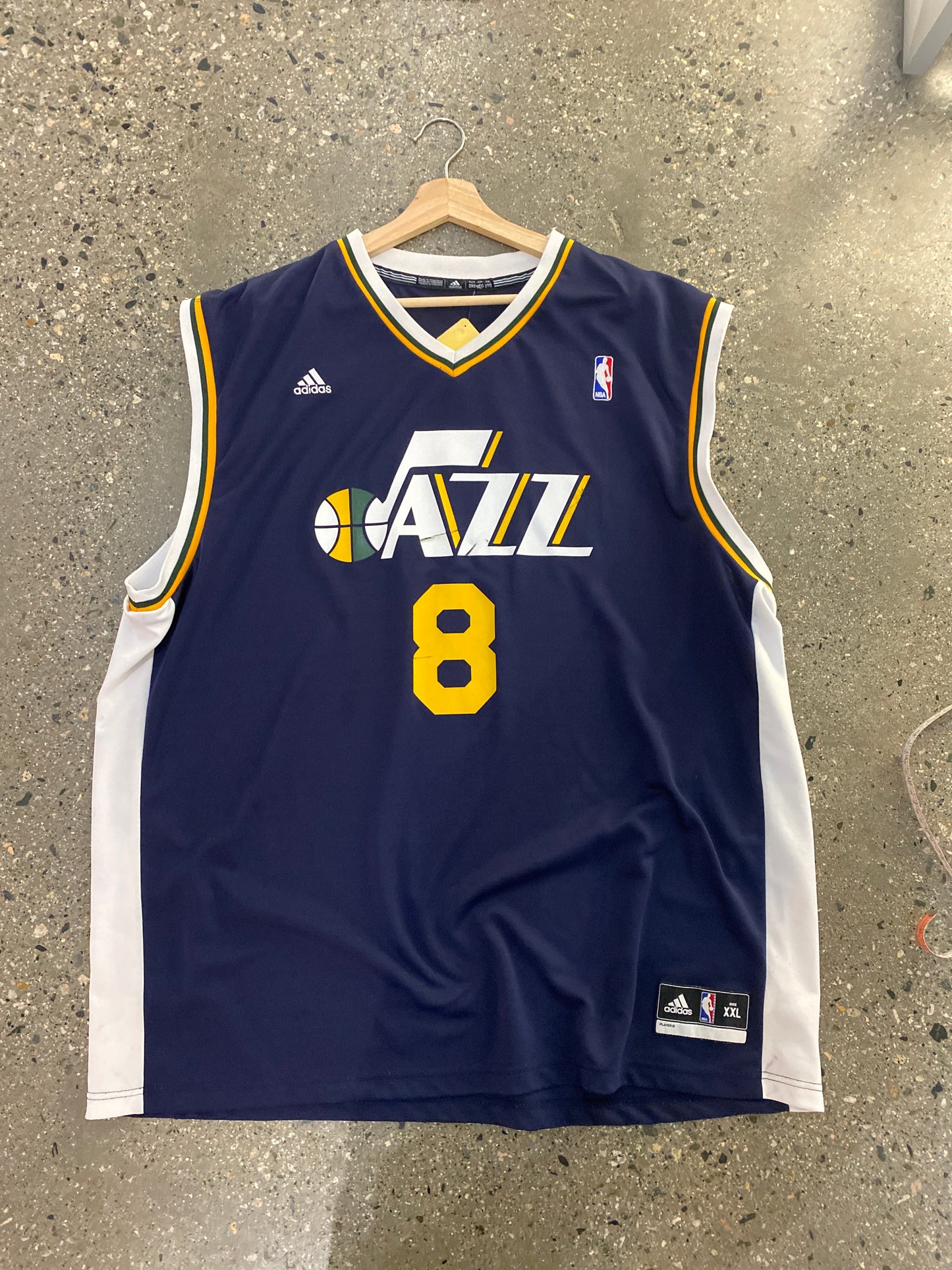 (XXL) Adidas Utah Jazz #8 Williams Jersey