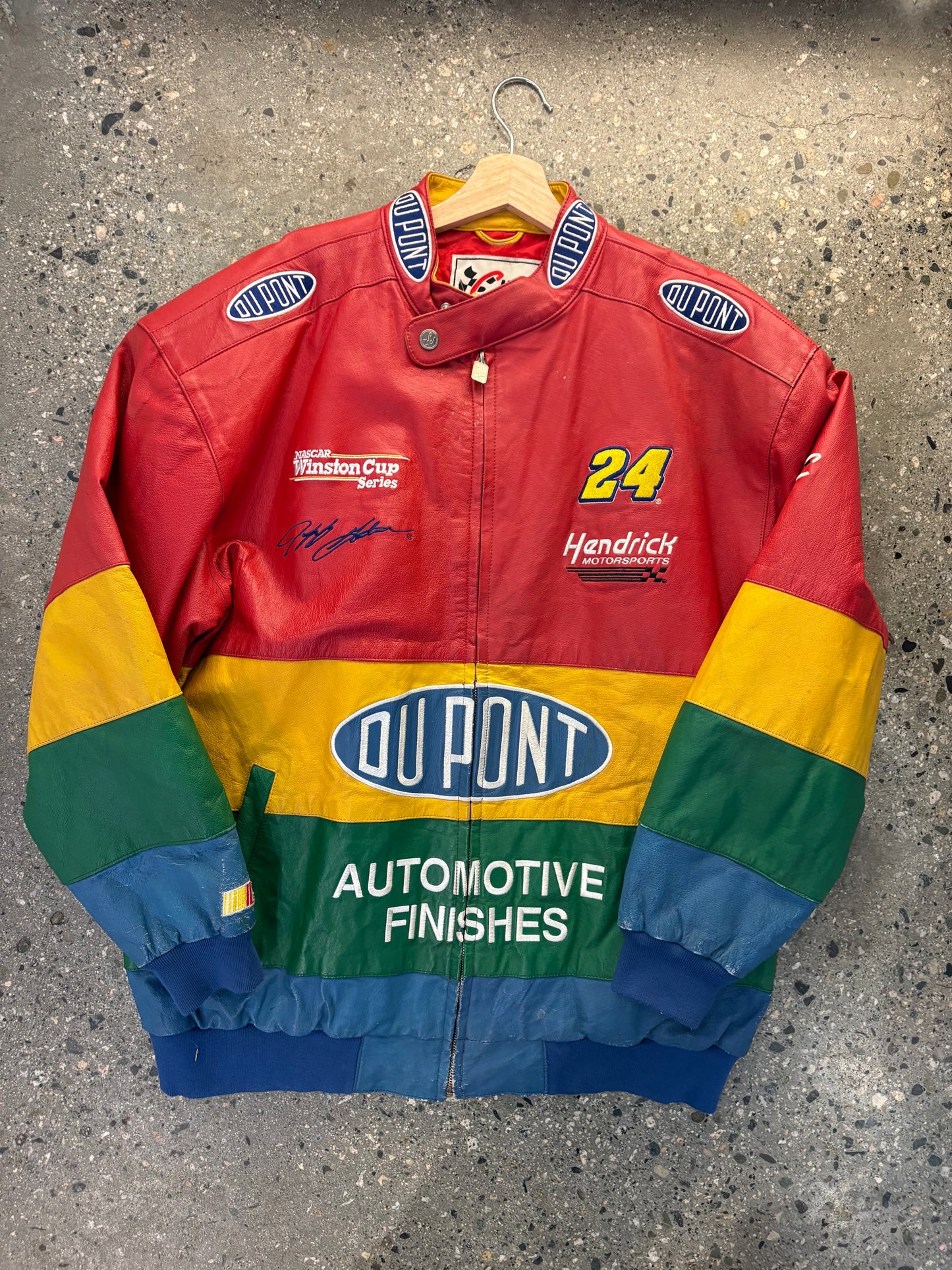 90s Leather DuPont Jacket