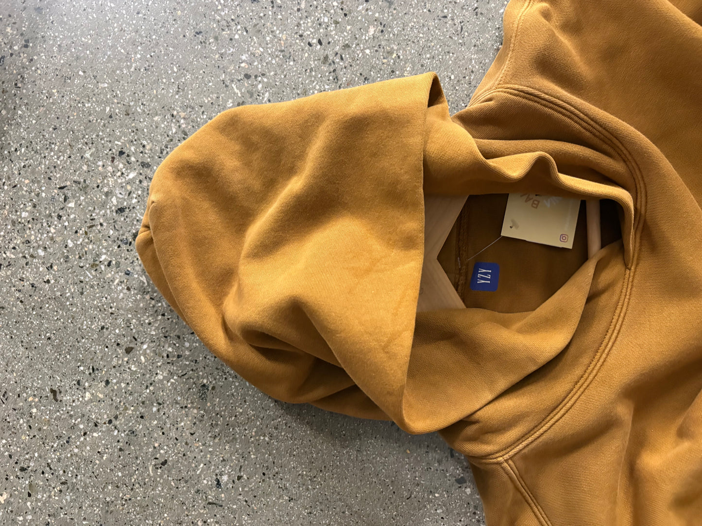 (L) YZY x Gap Mustard Perfect Hoodie 450 GSM Heavy weight