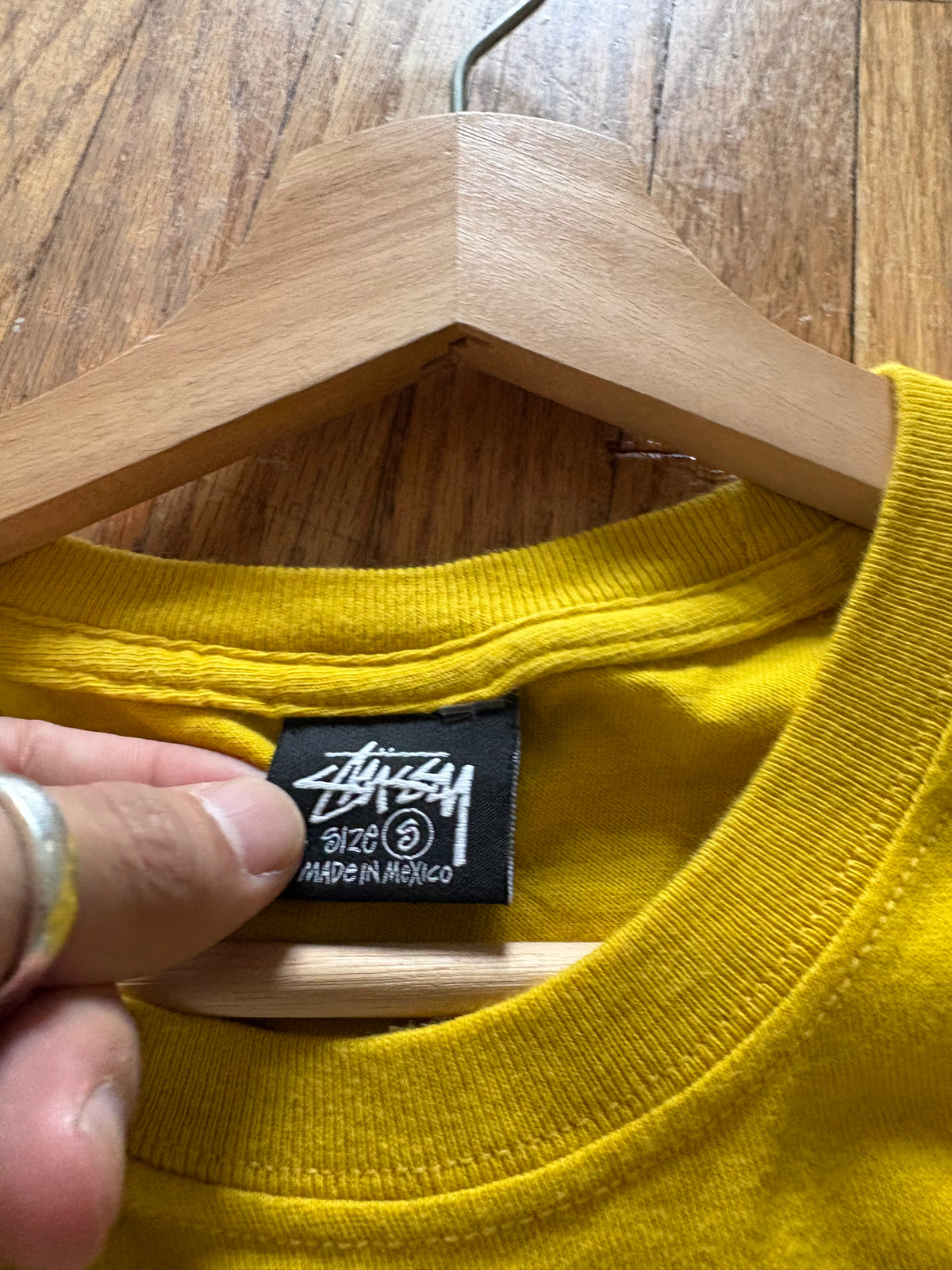 Stussy Yellow Flower Tee