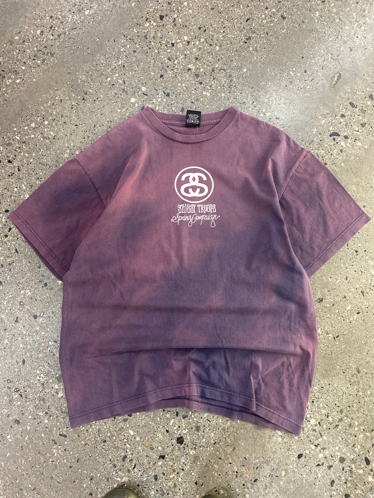 (M/L) Late 2000s Stussy Troops Doublesided