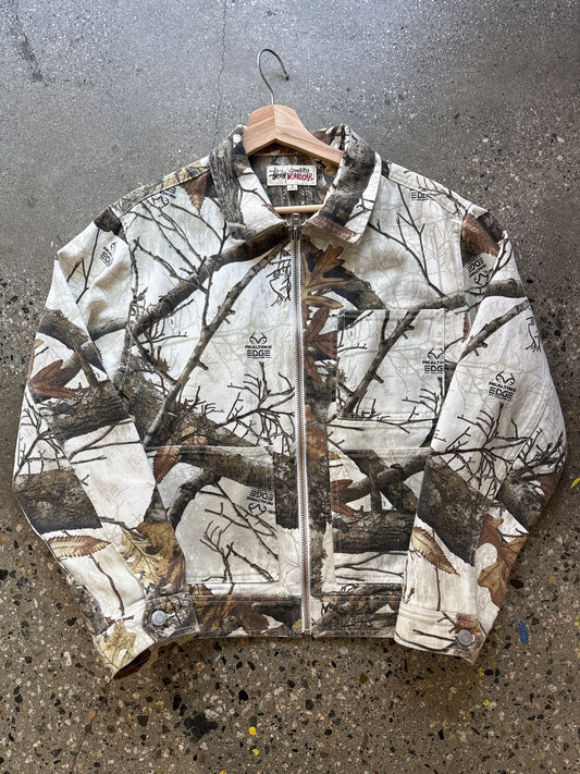 (S) Stussy Real Tree Zip Work Jacket