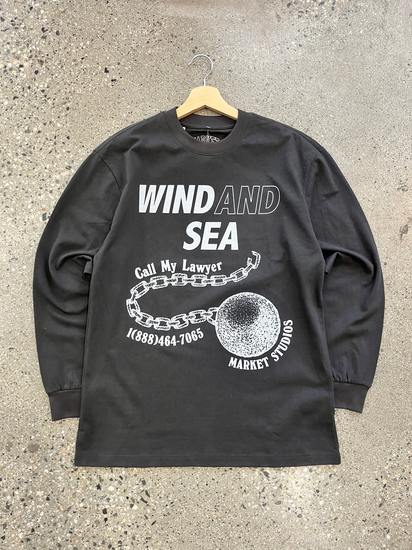 (L) Chinatown Market x Wind & Sea LS BNWT