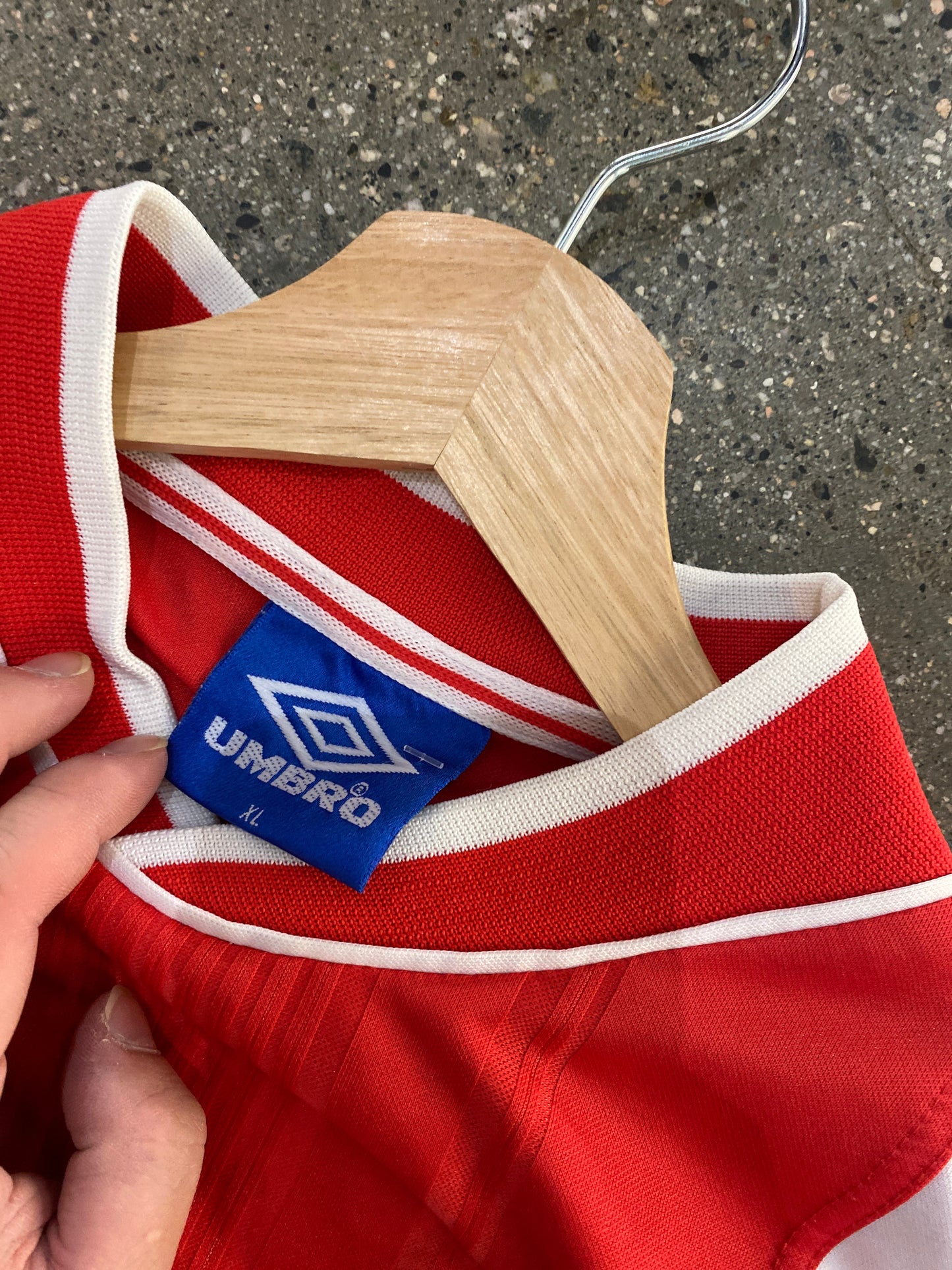 (XL) A320 - 90s Umbro Amsterdam Kit