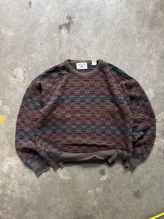 (S) Vintage Made in Italy Texture Knit