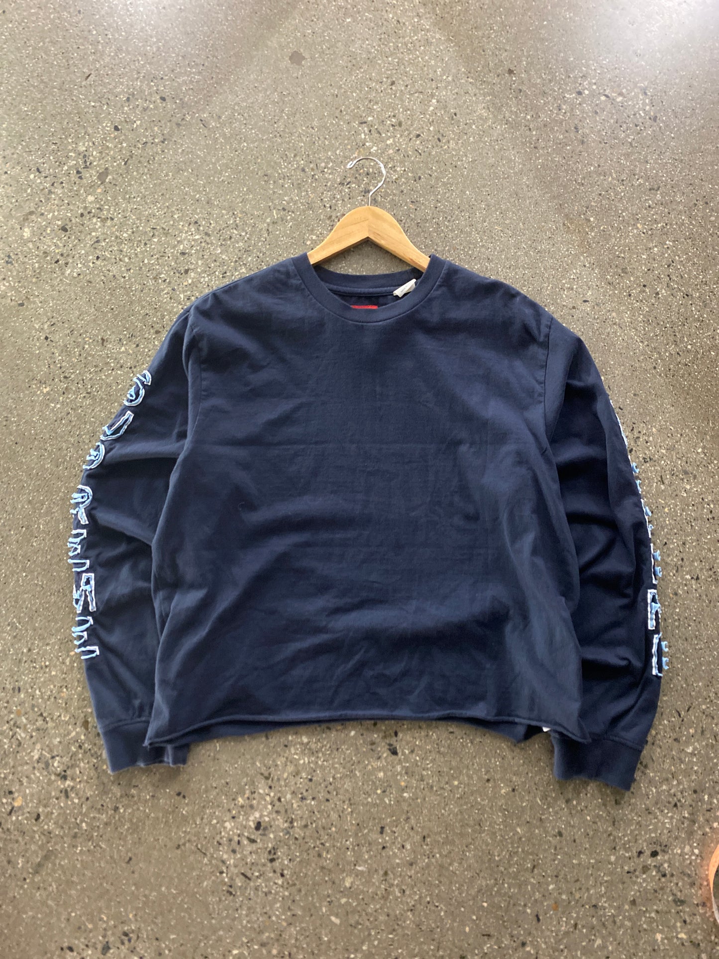 (S) Supreme Cropped LS Tee