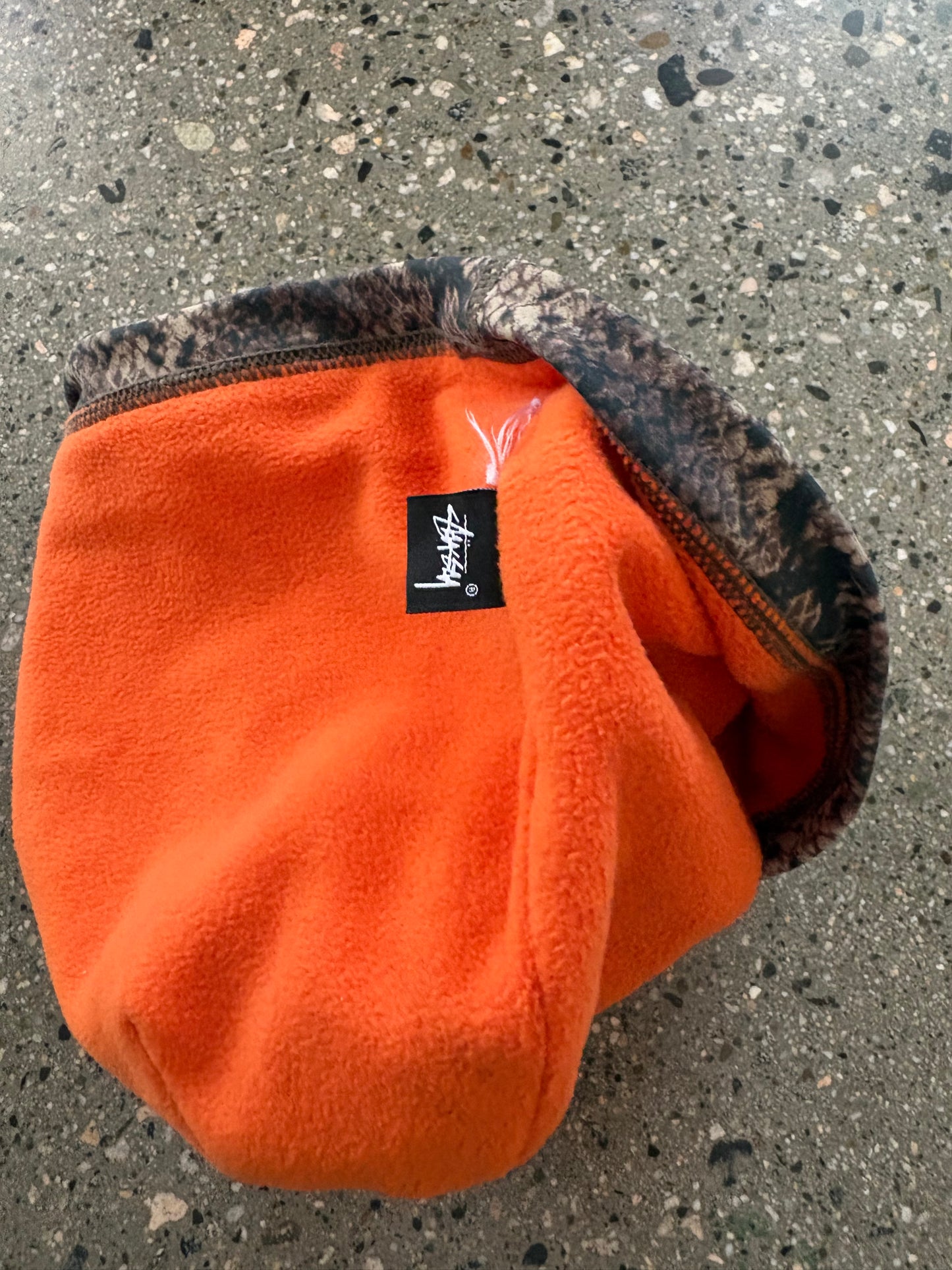 Stussy Snakeskin Reversible Tech Skully