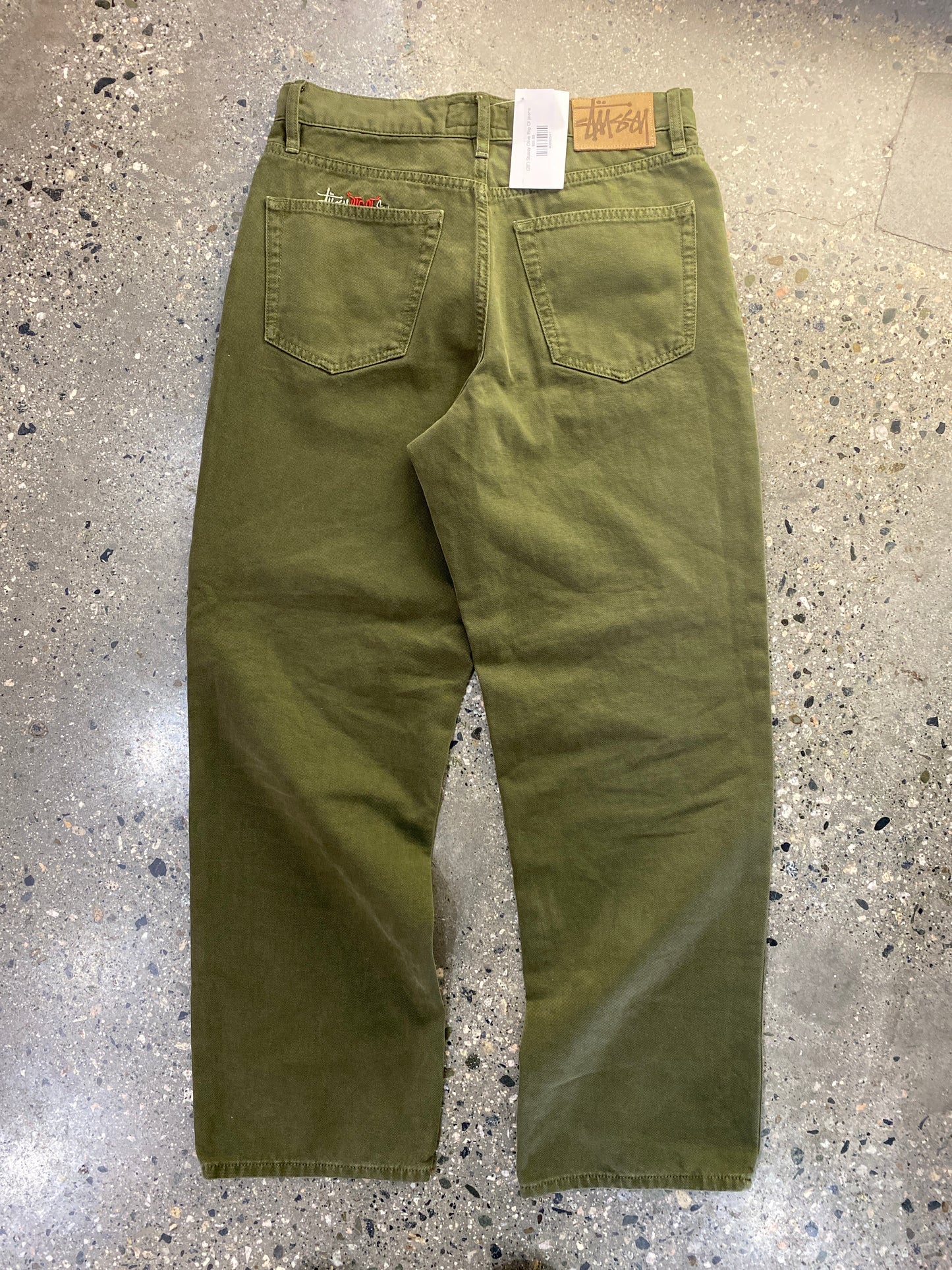(28”) Stussy Olive Big Ol jeans