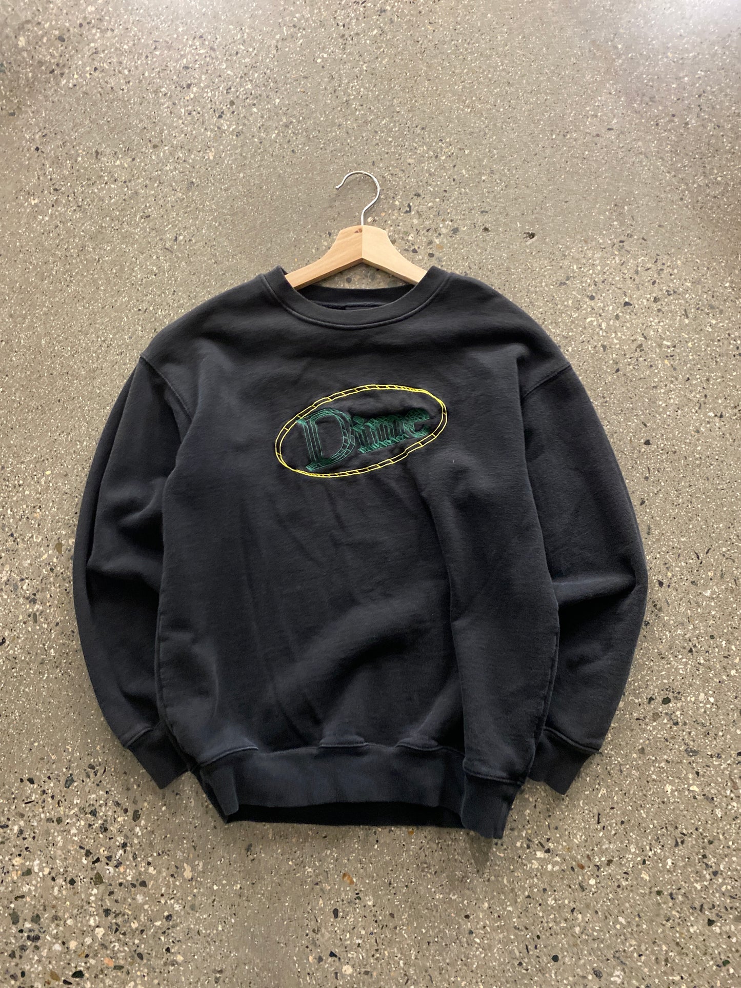 (s) Dime Black Crewneck