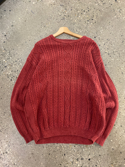 (xl) Tosani Textured cable knit