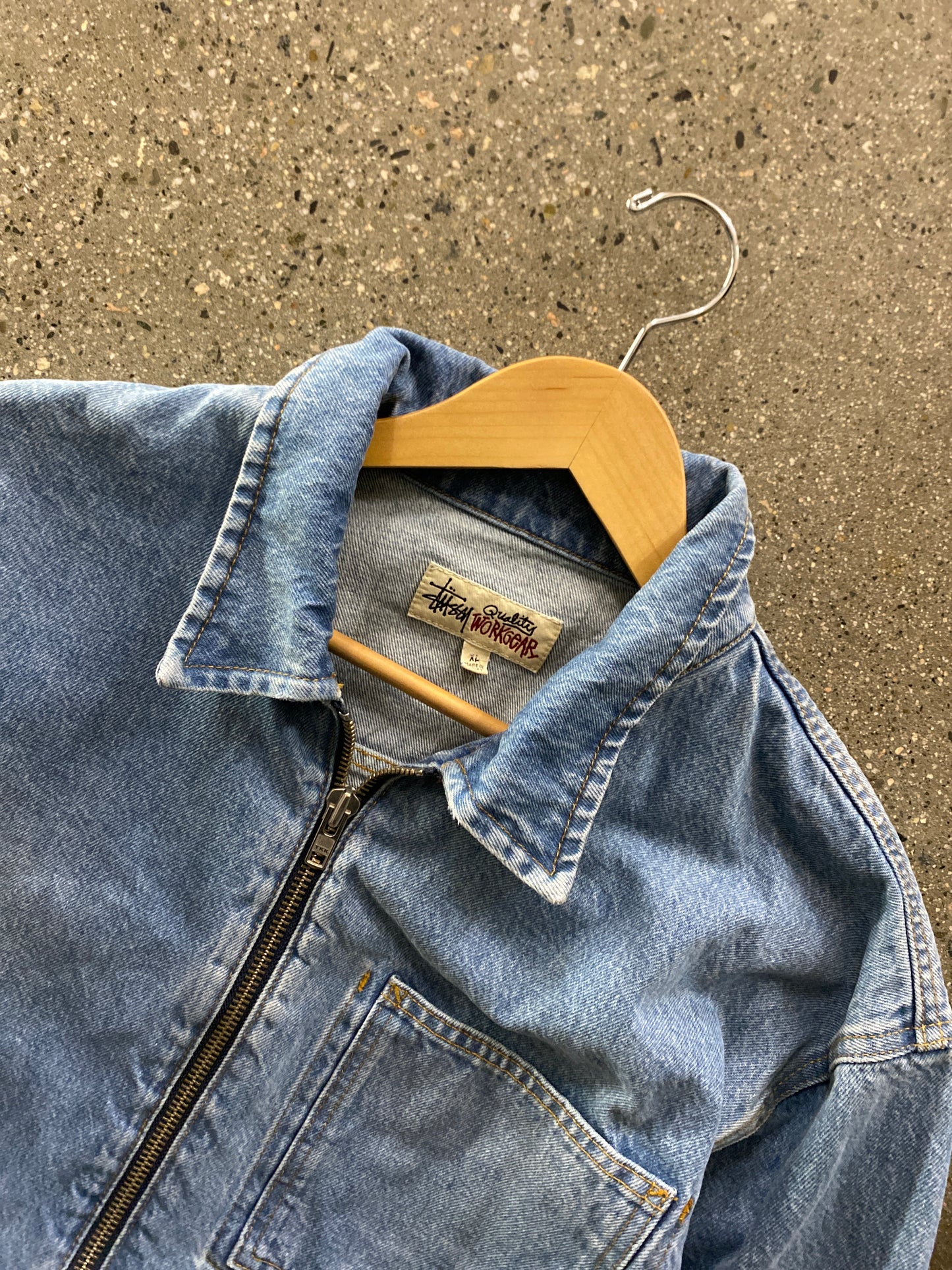 (XL) Stussy Blue Workwear Jacket