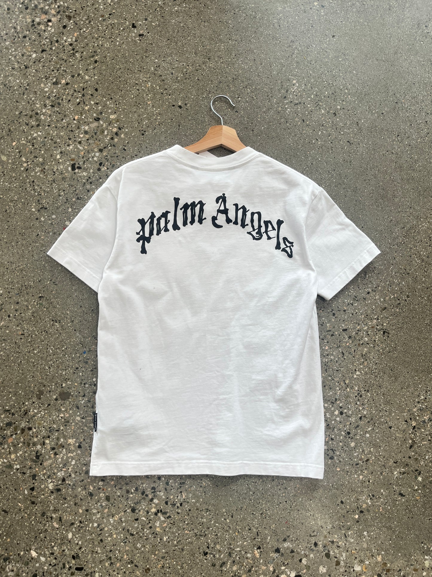 (S) Palm Angels Skeleton Bear Tee